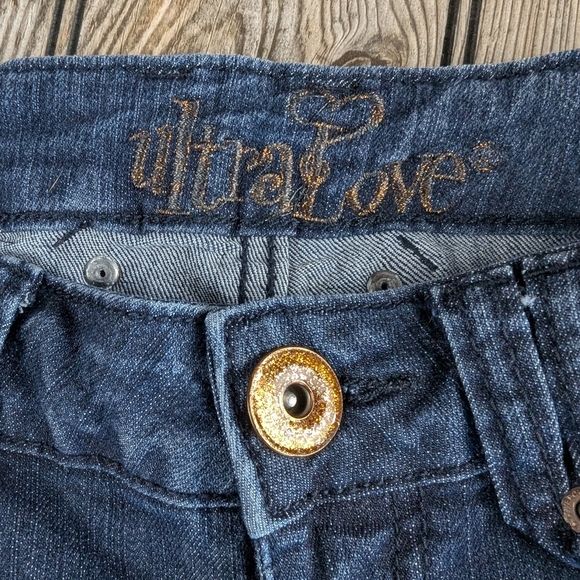 Ultra Love Size 7 Super Flare Dark Wash - Picture 14 of 16